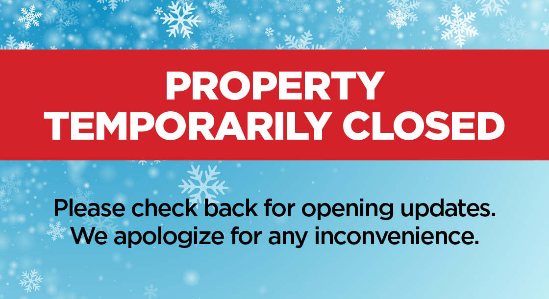 Property Temporarily Closed.