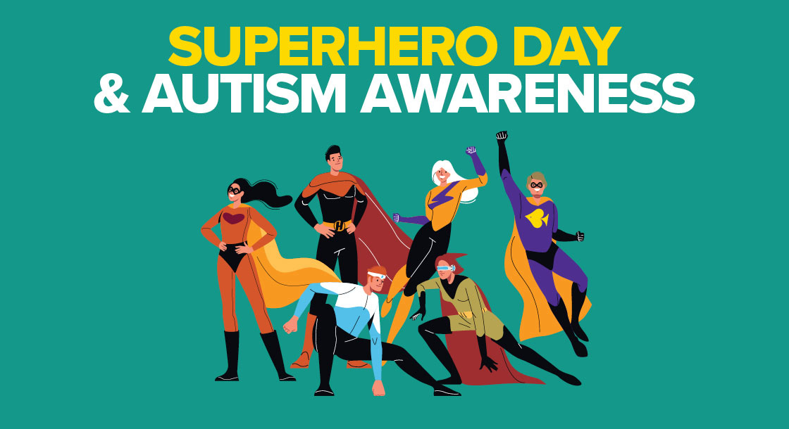 Superhero day and autism awareness
